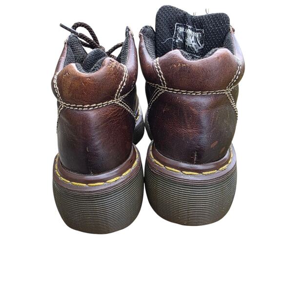 Dr. Martens 8542 Brown Leather Boots Made in England Chunky Workwear Gorpcore W6 - Picture 3 of 13